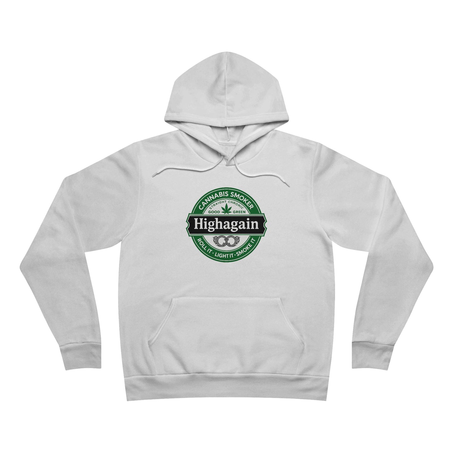 Highagain Unisex Pullover Hoodie - Cozy, Trendy Sweatshirt for Cannabis Lovers, Gift for 420 Celebrations, Casual Wear, Comfort Fashion