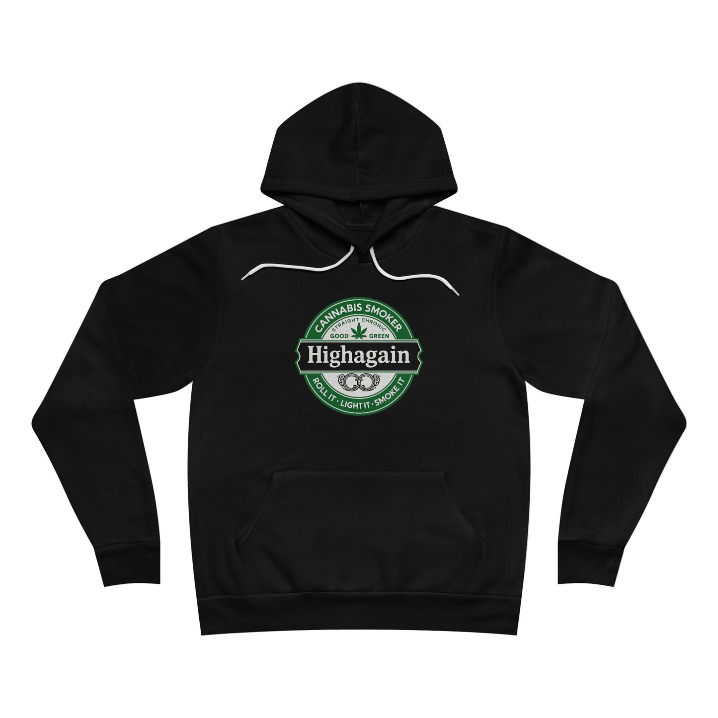 Highagain Unisex Pullover Hoodie - Cozy, Trendy Sweatshirt for Cannabis Lovers, Gift for 420 Celebrations, Casual Wear, Comfort Fashion