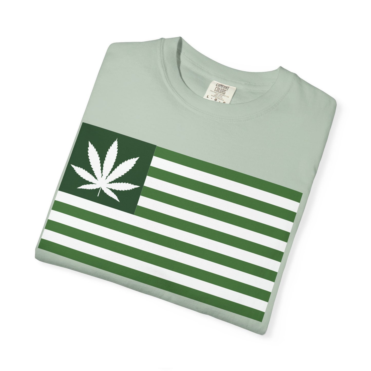 Stylish Cannabis Flag T-Shirt, Cool Unisex Tee, Weed Lover Gift, Summer Essential, Festival Wear, Graphic Shirt, 420 Fashion