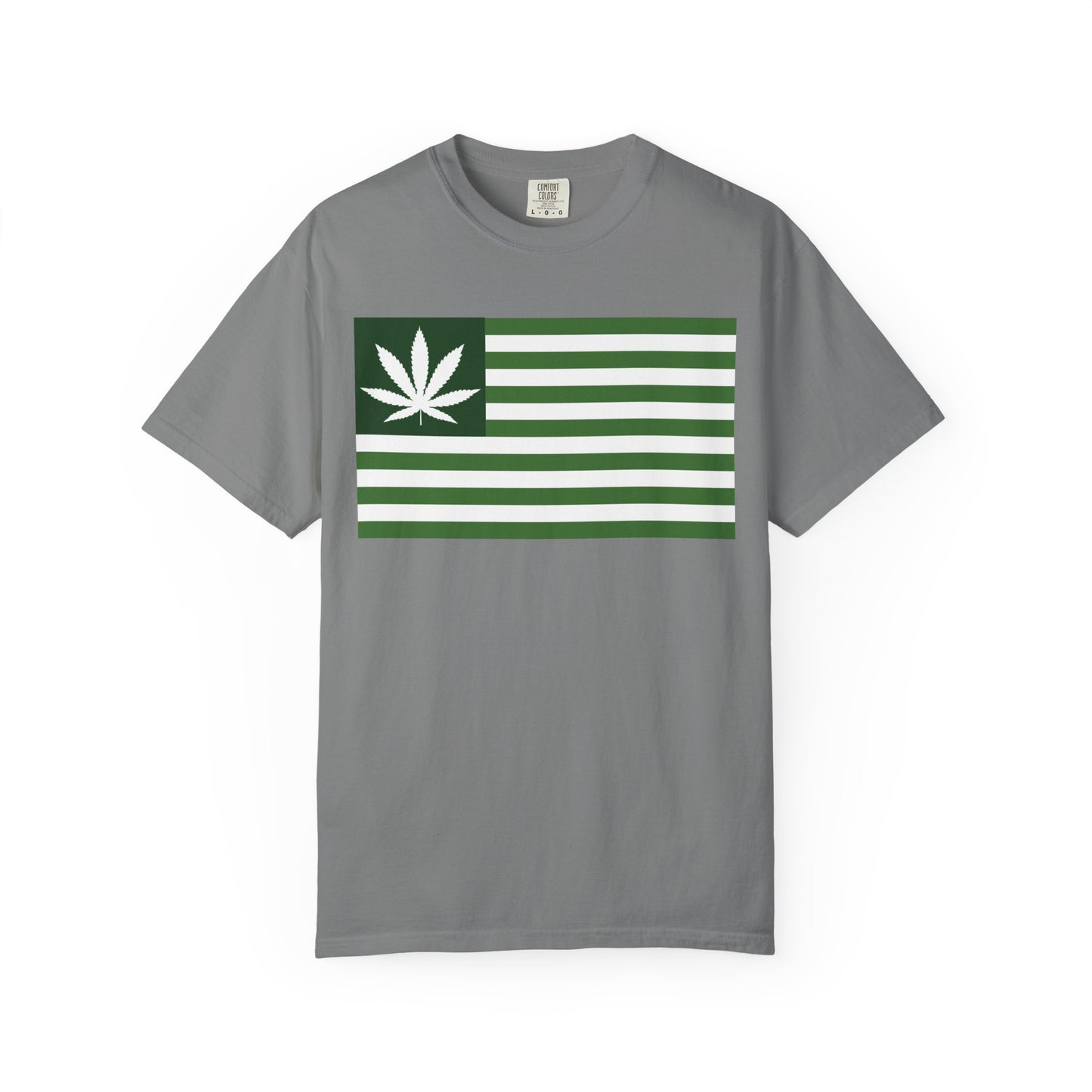 Stylish Cannabis Flag T-Shirt, Cool Unisex Tee, Weed Lover Gift, Summer Essential, Festival Wear, Graphic Shirt, 420 Fashion