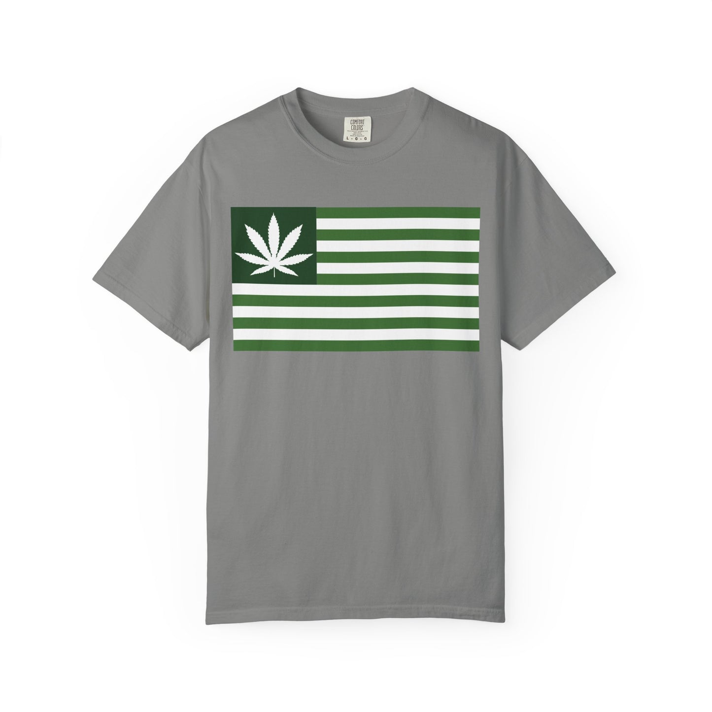 Stylish Cannabis Flag T-Shirt, Cool Unisex Tee, Weed Lover Gift, Summer Essential, Festival Wear, Graphic Shirt, 420 Fashion
