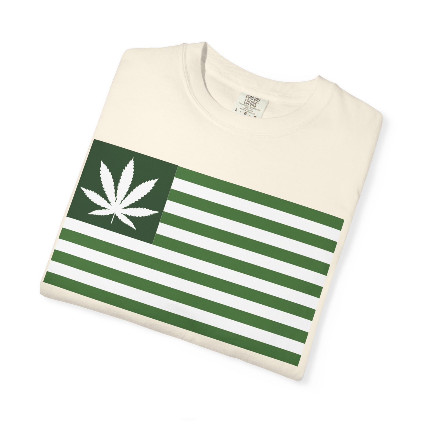 Stylish Cannabis Flag T-Shirt, Cool Unisex Tee, Weed Lover Gift, Summer Essential, Festival Wear, Graphic Shirt, 420 Fashion