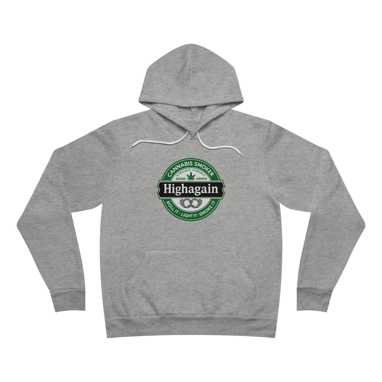Highagain Unisex Pullover Hoodie - Cozy, Trendy Sweatshirt for Cannabis Lovers, Gift for 420 Celebrations, Casual Wear, Comfort Fashion