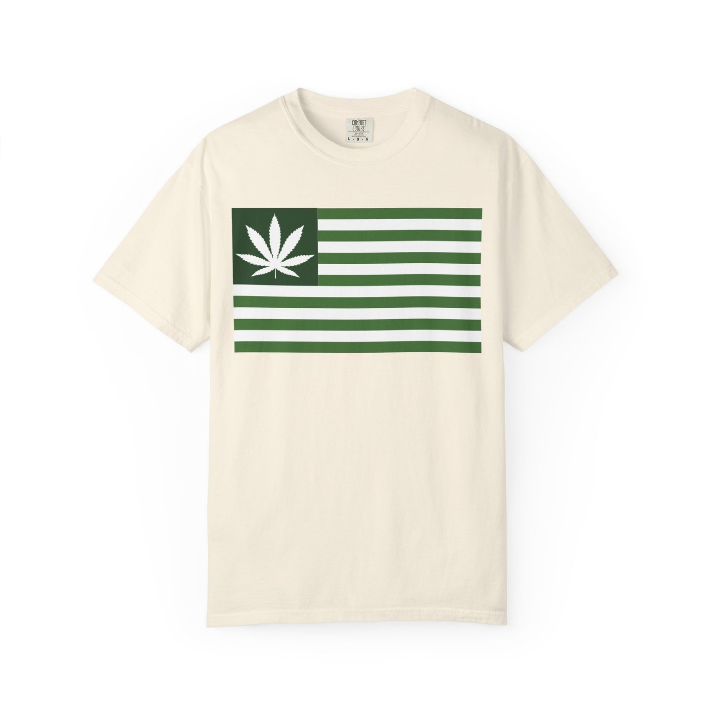 Stylish Cannabis Flag T-Shirt, Cool Unisex Tee, Weed Lover Gift, Summer Essential, Festival Wear, Graphic Shirt, 420 Fashion