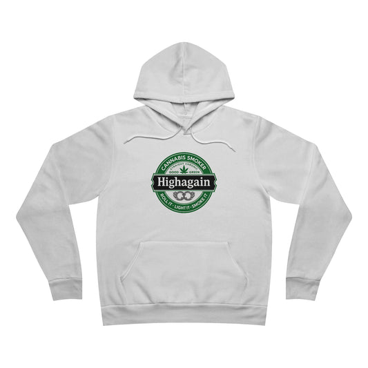 Highagain Unisex Pullover Hoodie - Cozy, Trendy Sweatshirt for Cannabis Lovers, Gift for 420 Celebrations, Casual Wear, Comfort Fashion
