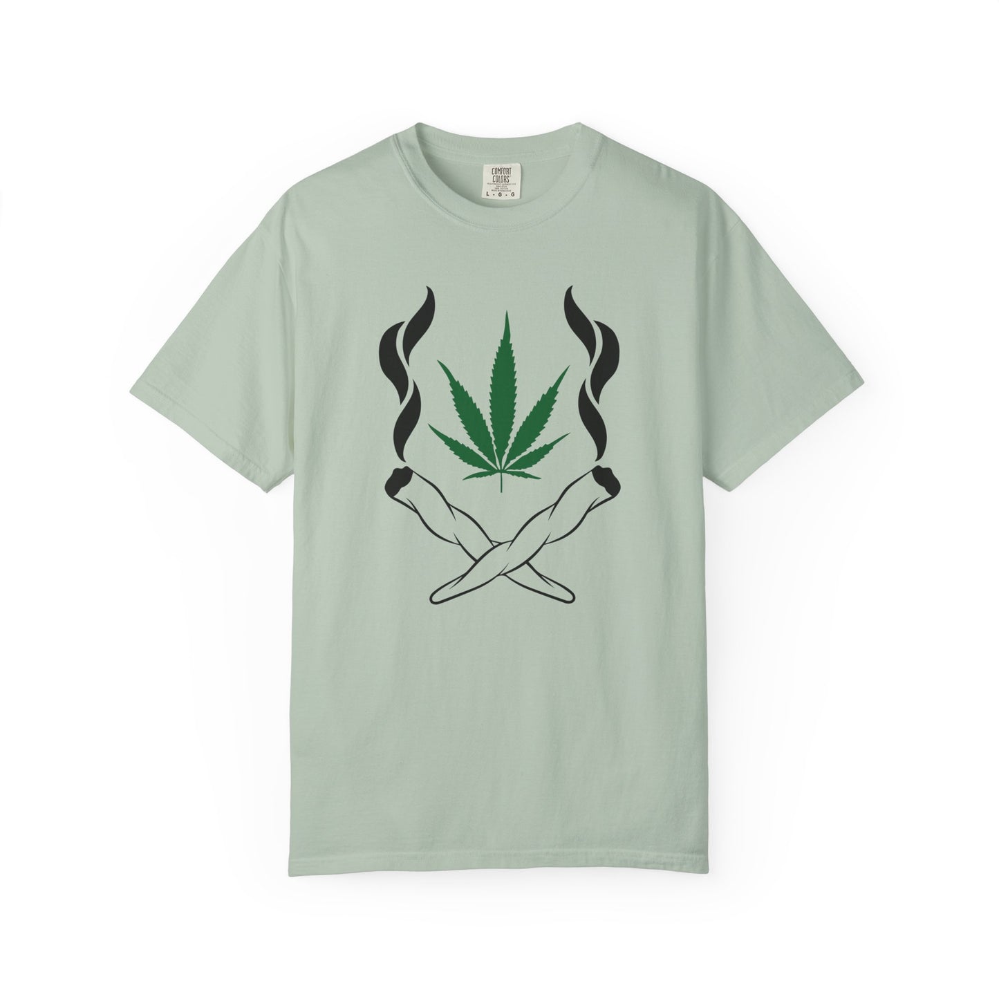 Chill Vibes T-Shirt, Unisex Garment-Dyed Tee, Cannabis Graphic Tee, Perfect for Relaxing, Gifts for Friends, 420 Celebration