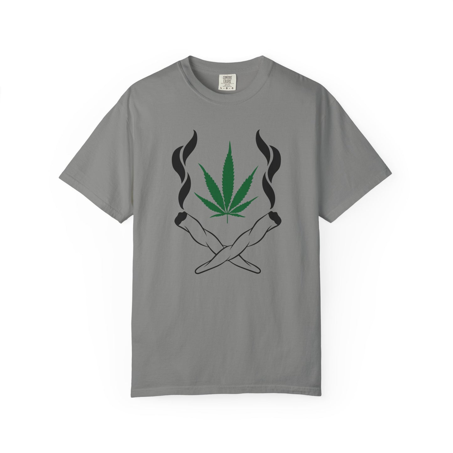 Chill Vibes T-Shirt, Unisex Garment-Dyed Tee, Cannabis Graphic Tee, Perfect for Relaxing, Gifts for Friends, 420 Celebration