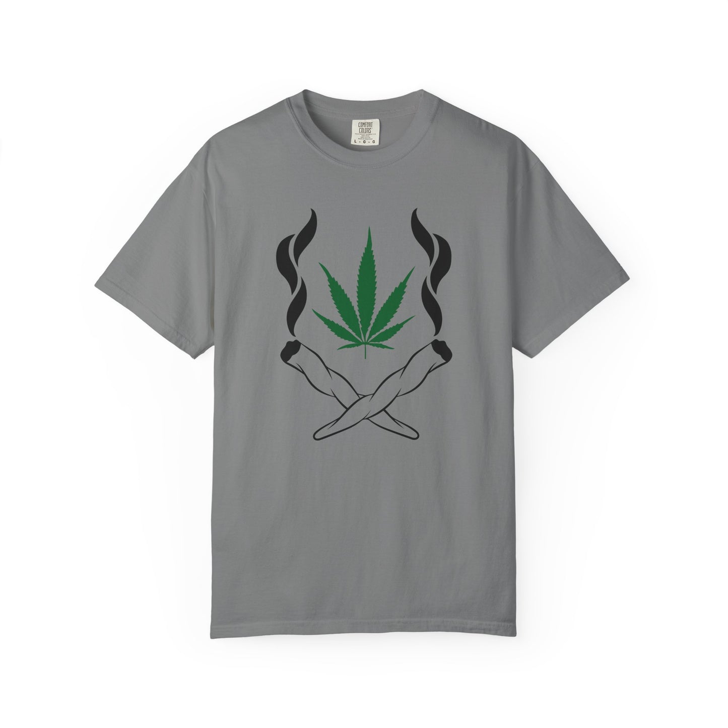 Chill Vibes T-Shirt, Unisex Garment-Dyed Tee, Cannabis Graphic Tee, Perfect for Relaxing, Gifts for Friends, 420 Celebration