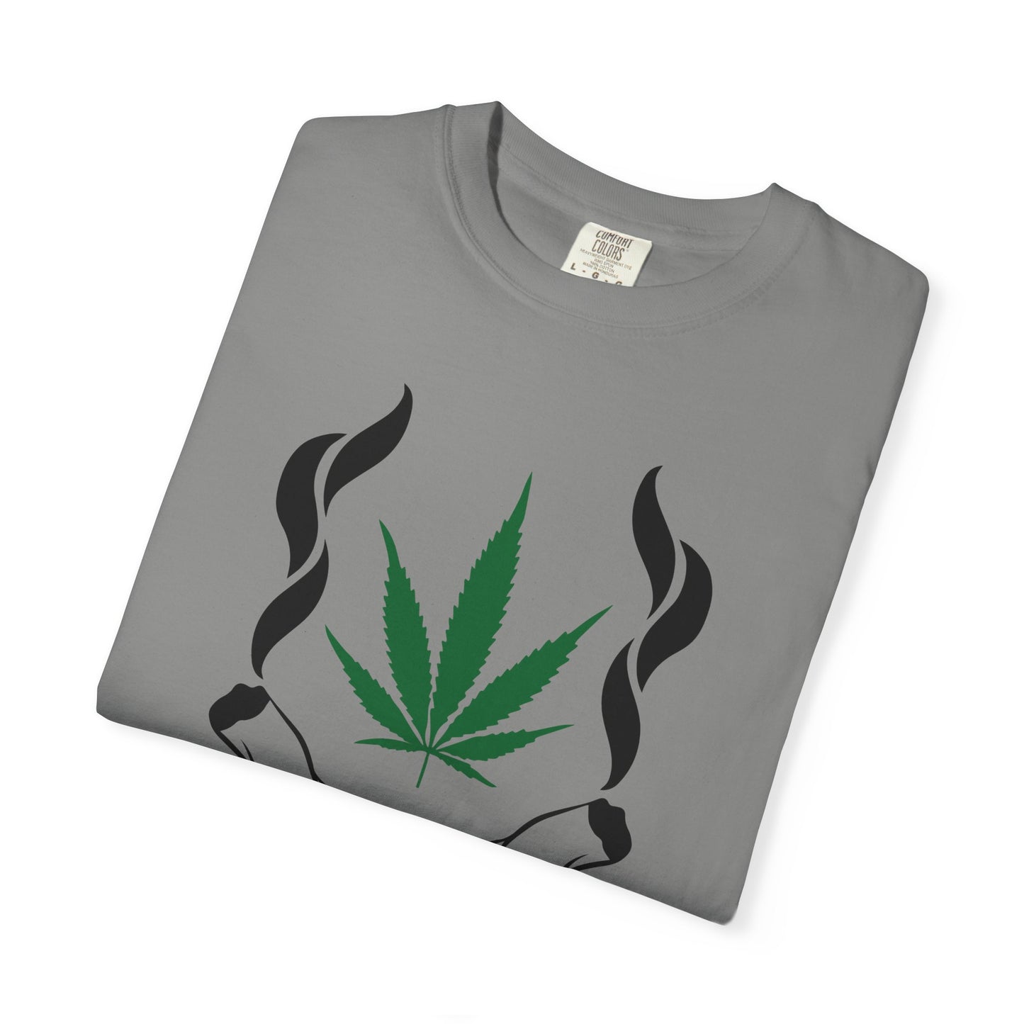 Chill Vibes T-Shirt, Unisex Garment-Dyed Tee, Cannabis Graphic Tee, Perfect for Relaxing, Gifts for Friends, 420 Celebration