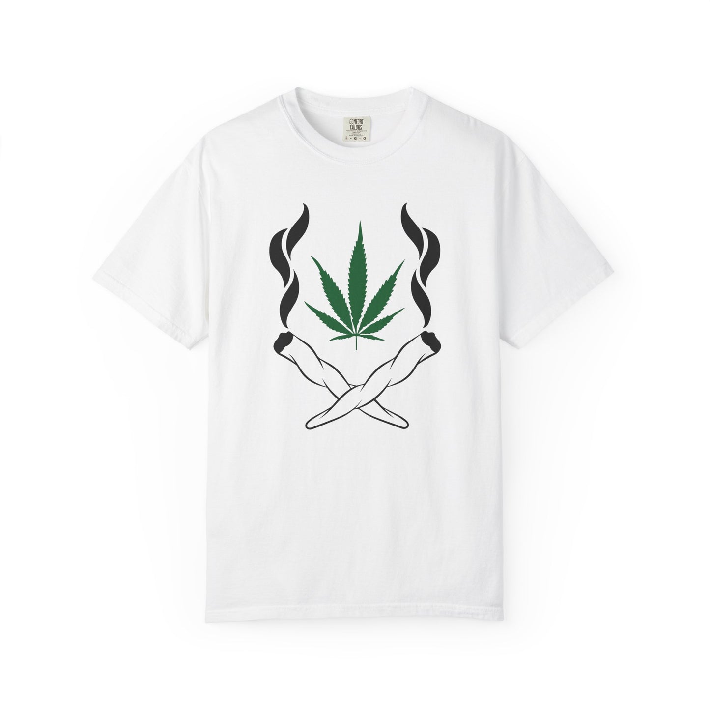 Chill Vibes T-Shirt, Unisex Garment-Dyed Tee, Cannabis Graphic Tee, Perfect for Relaxing, Gifts for Friends, 420 Celebration